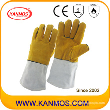 La piel de vaca de cuero industrial de trabajo de soldadura guantes de trabajo (11119)
